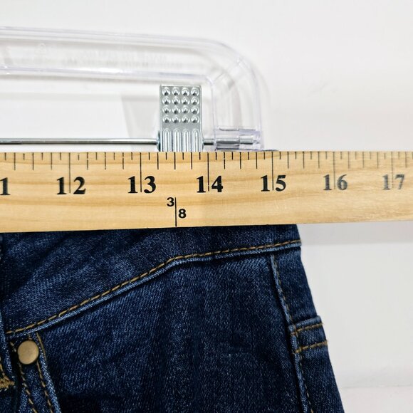 NWT Rachel Zoe Denim Maxi Skirt Size 8 Blue Raw Hem Boho - Picture 6 of 7